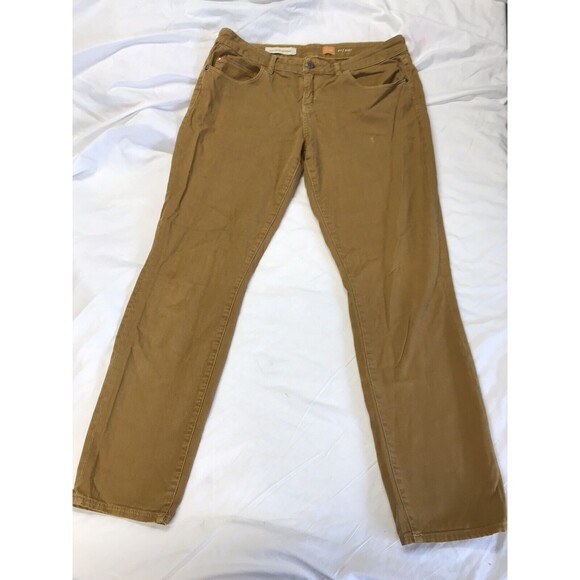 Anthropologie Pilcro and the Letterpress Stet Yellow Gold Tapered Leg Jeans 30 - Picture 2 of 10